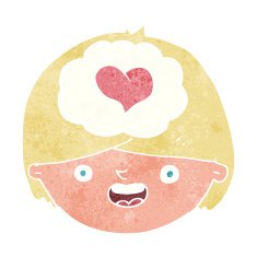 cartoon man in love N2