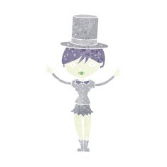 cartoon halloween vampire girl N8