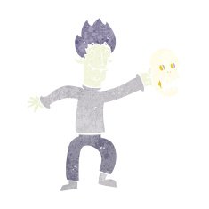 cartoon spooky vampire N6