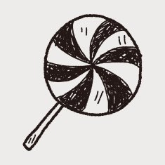 candy doodle drawing N32