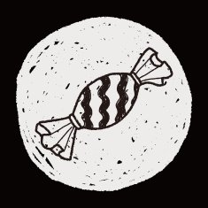 candy doodle drawing N40