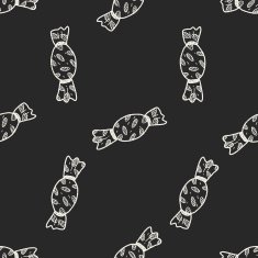 candy doodle drawing seamless pattern background N4