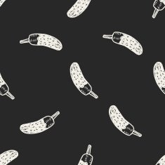 candy doodle drawing seamless pattern background N5