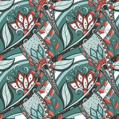 Vector seamless floral pattern N138