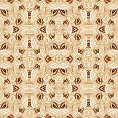 Vector Seamless Abstract Tribal Pattern N33