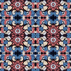 Vector Seamless Abstract Tribal Pattern N35