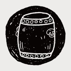 Chinese New Year drum doodle N3
