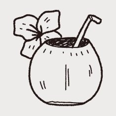 coconut milk doodle N4