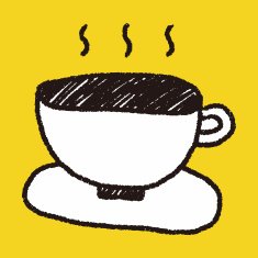 coffee doodle drawing N25