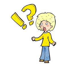 cartoon surprised woman N2