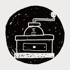 coffee grinder doodle N3
