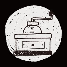 coffee grinder doodle N5