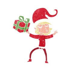 santa's helper cartoon N2