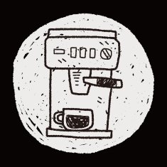Coffee Machine Doodle N8