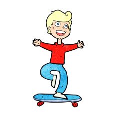 Cartoon Skater Boy N3