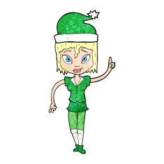 santa's helper cartoon N3