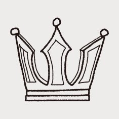 crown doodle N15