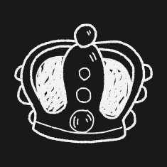 crown doodle N23