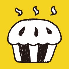 cupcake doodle drawing N11
