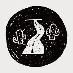 desert road doodle N3