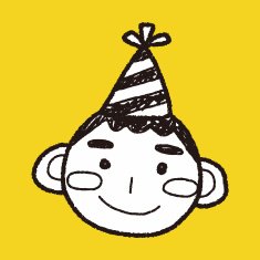 doodle birthday boy N11