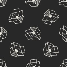 Doodle Box seamless pattern background N2