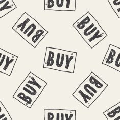 doodle buy seamless pattern background