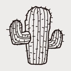 doodle cactus N6