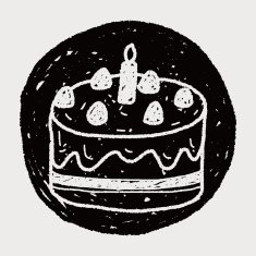 doodle cake N96