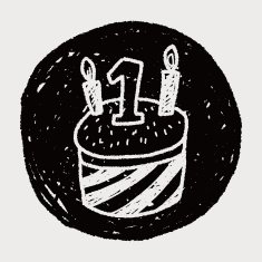 doodle cake N103