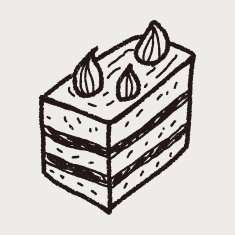 doodle cake N121