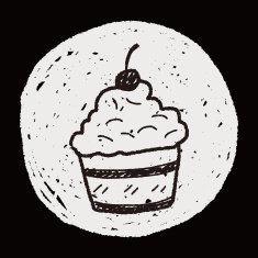 doodle cake N124