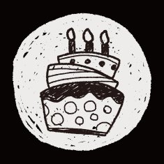 doodle cake N125