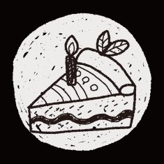 doodle cake N128