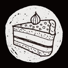 doodle cake N131