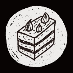 doodle cake N136