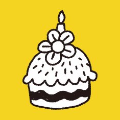 doodle cake N139