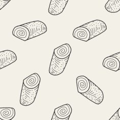 doodle cake seamless pattern background N23