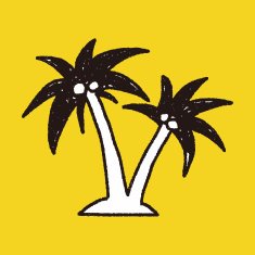 doodle coconut trees N3