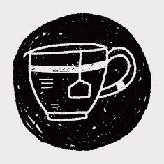 doodle coffee and tea N8