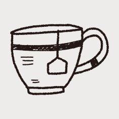 doodle coffee and tea N10