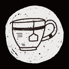 doodle coffee and tea N12