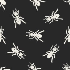 ant doodle seamless pattern background