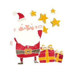 Cartoon Santa Claus N44