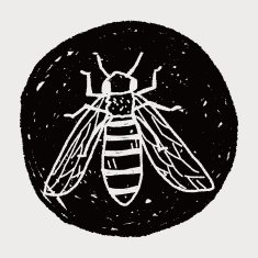 bee doodle N10