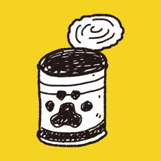 doodle dog food can N3