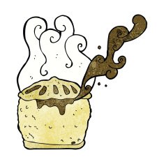 Cartoon Meat Pie N2