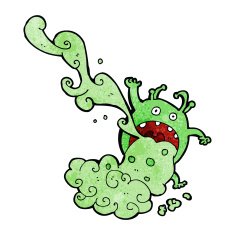 cartoon gross monster