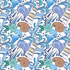 Nautical Blue Pattern