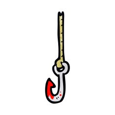 cartoon fish hook